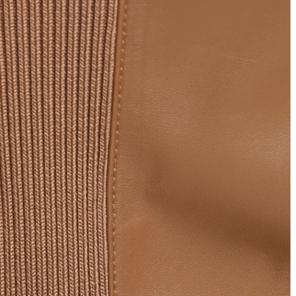 VINCE LEATHER TOP - Picture 5 of 7